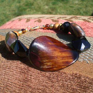 Burnt Sugar Brown Handmade Bracelet